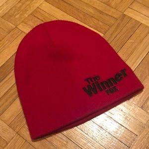 The Winner FOX promo knit beanie hat